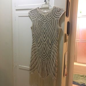 Beaded Flapper Dress - fully lined